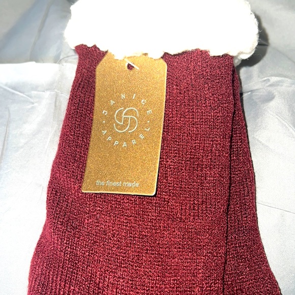 Brand new fuzzy slipper socks - Picture 2 of 3